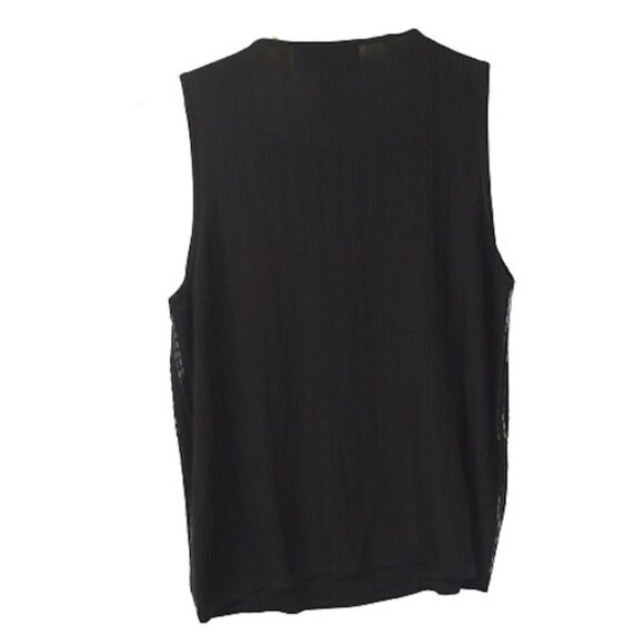 August Silk Knit Black Beaded Cardigan & Cami Set - Picture 3 of 4